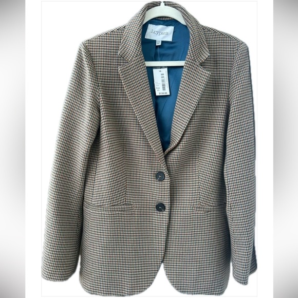 NWT [LucyParis] Houndstooth Blazer - Fits Most!! - Picture 6 of 14